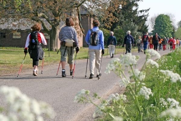Nordic Walking-Erfolg in der Gruppe